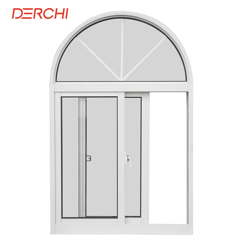 PVC Sliding Window Design Thermal Break UPVC Double Glazed Sliding Windows