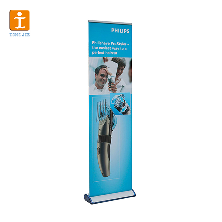 Roll up Banner Hot Sale Alumin Holder Double Sided High Quality Standing Scrolling Shanghai Aluminium Banner Stand Hanging