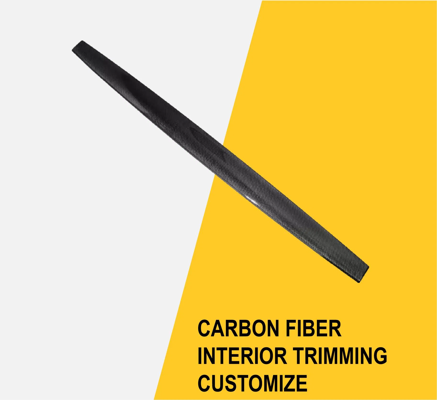 3K Carbon Fiber Car Parts with Custom Color Modification
