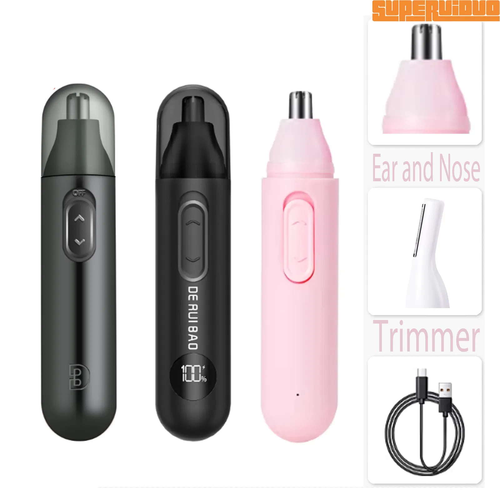 Industrial Grade Long-Lasting Motor Nose Hair Trimmer