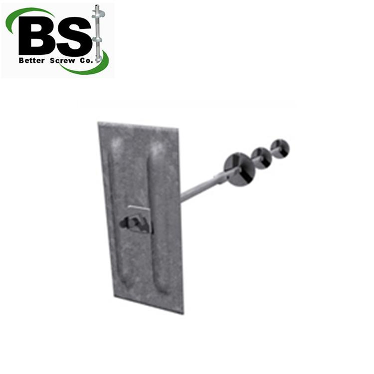 Retaining Wall Support Hot-Dipped Galvanized Coating Helical Wall Plate Anchor
