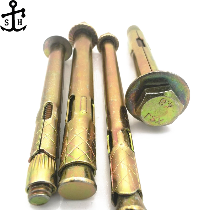 Оцинкованный анкерный болт с шестигранной головкой