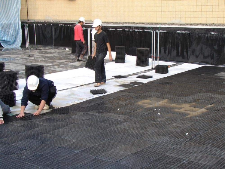 HDPE Dimple Drain Board Drainage Sheet Retaining Wall Drainage