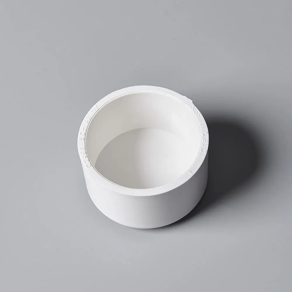 ASTM D2466 Sch40 PVC Water Pipe End Cap