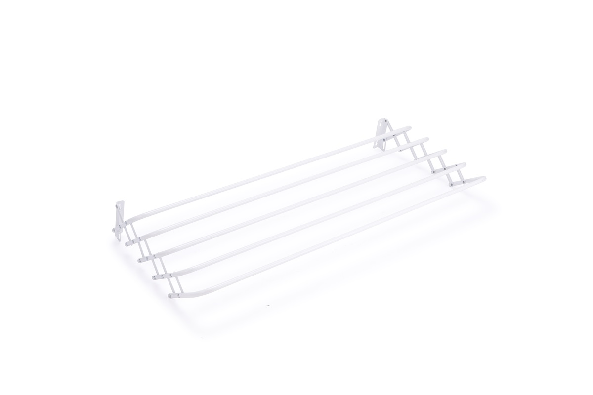 Clothes Drying Rack; Wall-Mounted, Folding, Five Poles; L80cm
