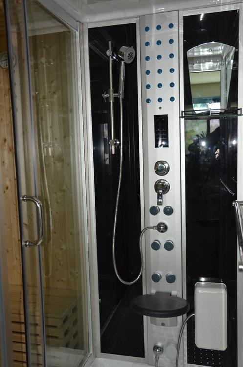 Foshan Cheap Wooden Seks Mini Sauna Steam Cabin Shower Room