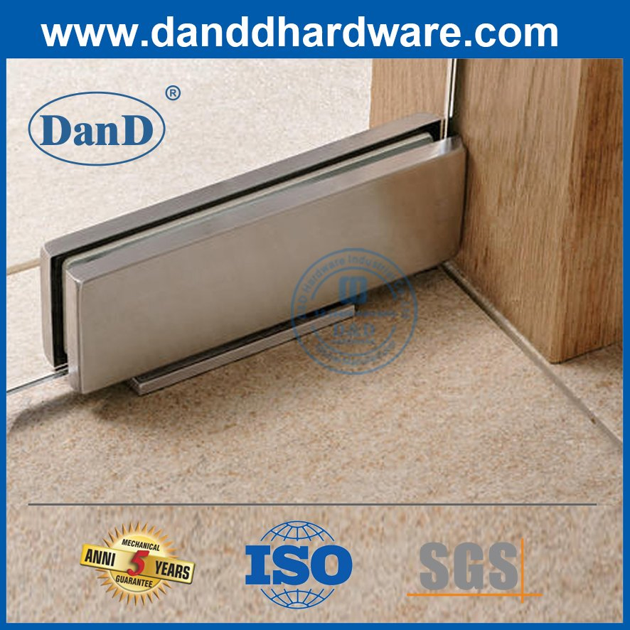 Stainless Steel Glass Door Hardware Clamp Outdoor Frameless Folding Inside Cast Aluminum Bathroom Bath Handrail Shower Door Top Bottom Patch Lock Fitting