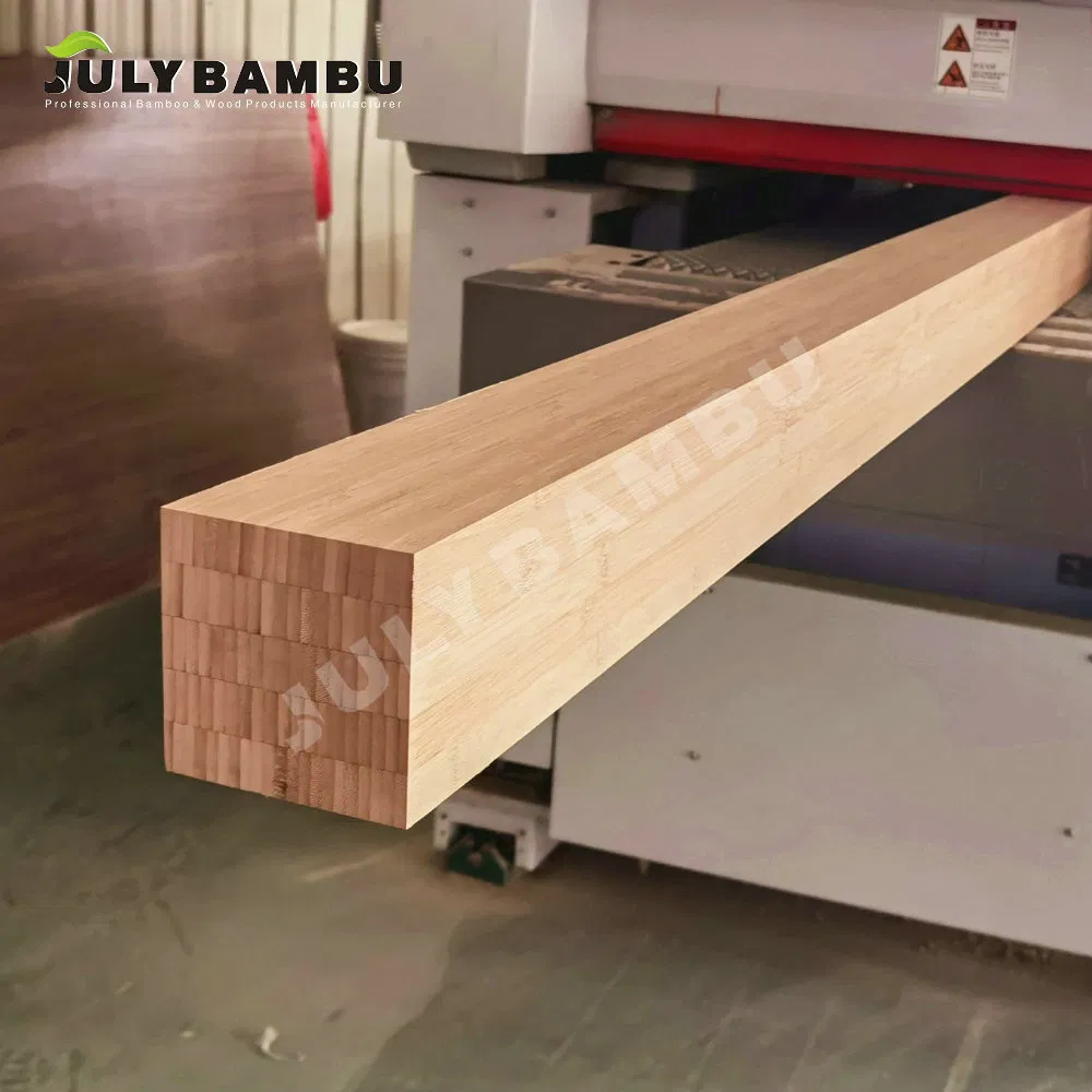 Good Stability 3 Ply Laminated Bamboo Board Indoor Vertical Bamboo Plywood Beam