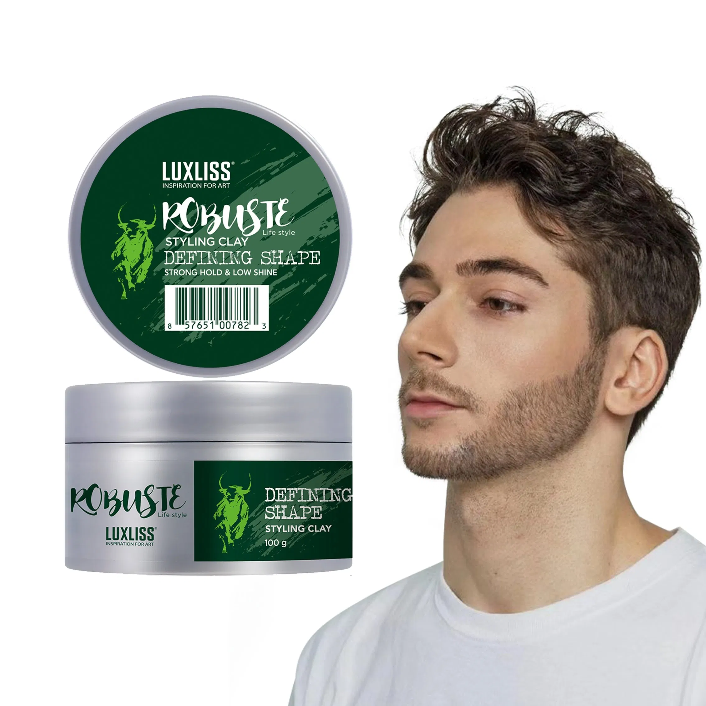 Luxliss Private Label Hair Styling Paste Men Clay Fashion Style Hair Care