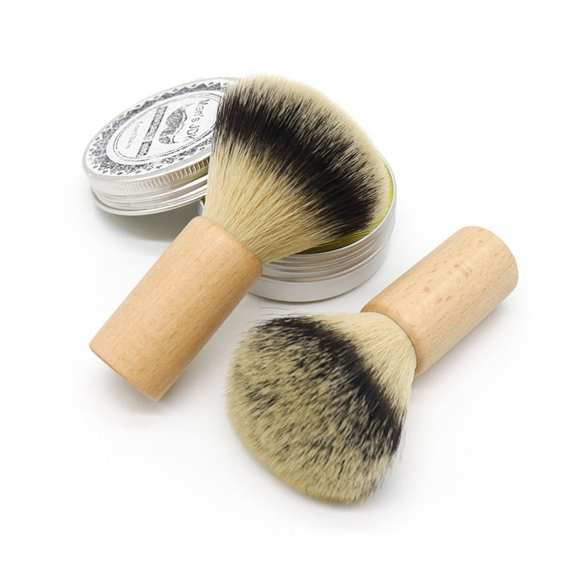 Wholesale Eco-Friendly Men's Beard Grooming Natural Bamboo Handle Barber Shaving Brush