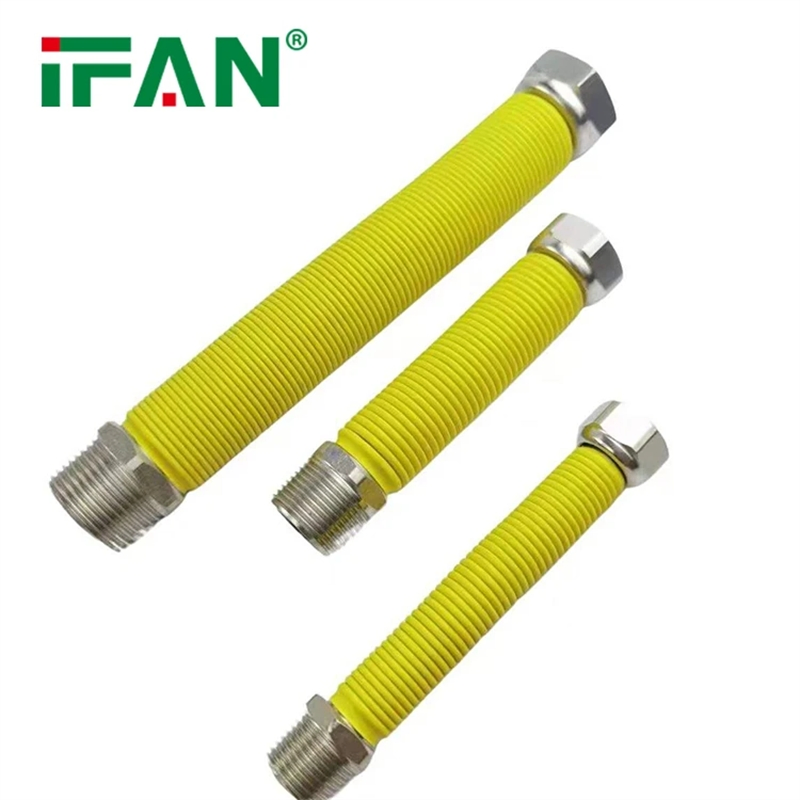 Ifan OEM ODM Flexible Gas Corrugated Stainless Steel Plumbing Hoses Tubing Pipe