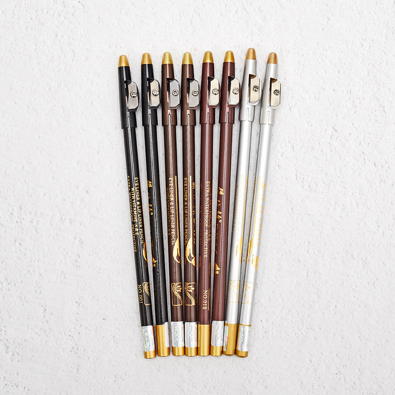 Eyeliner Eyebrow Pencil Black Brown Anti Sweat Eye Pencil