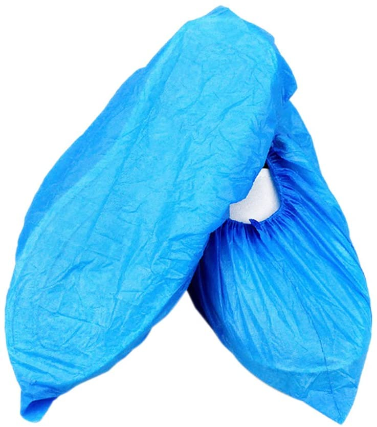 Blue PE Disposable Anti Dust PE CPE Shoe Cover