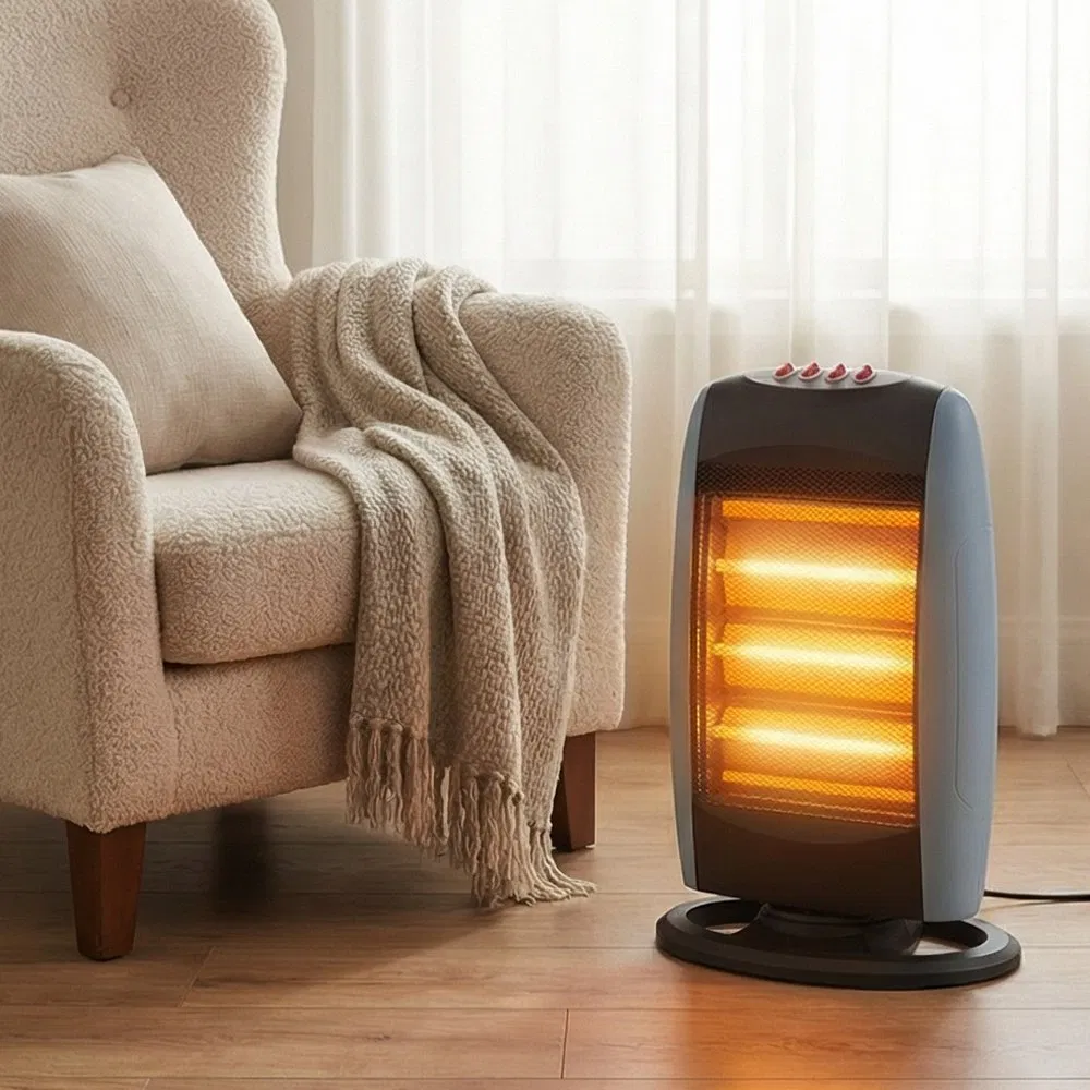 Energy Efficient Halogen Oscillation Heater