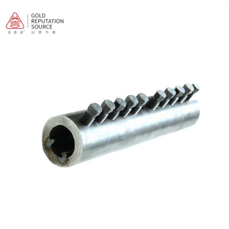 High Quality Durable 45 Carbon Steel Rebar Coupler Metal Connector Bolt Black for Concrete Construction High End Building