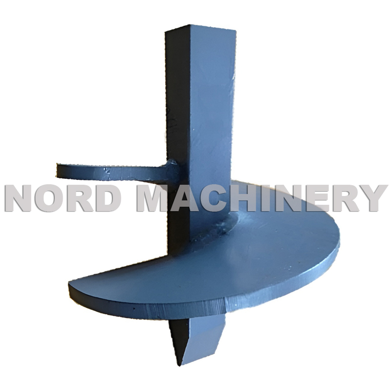 Steel Welded Solid Hub Single Helix Power Driven Earth Anchor