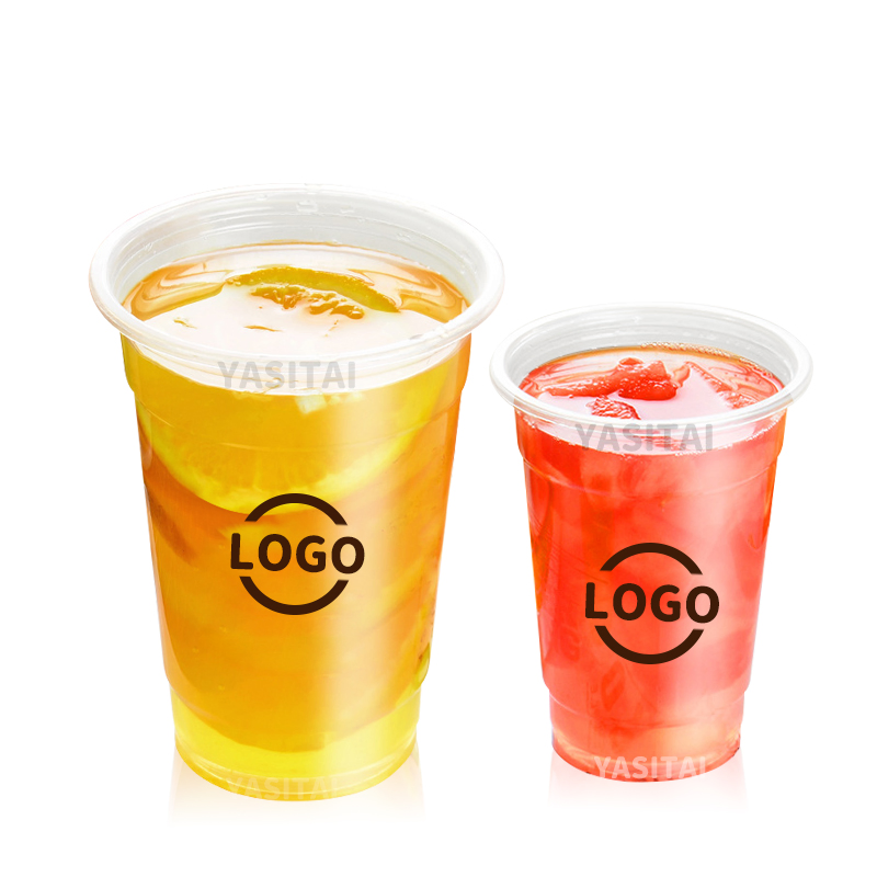 Eco Friendly PP Seal ED Cup with Logo Printing 16oz Hot Selling Size PP Cup with Black Lid