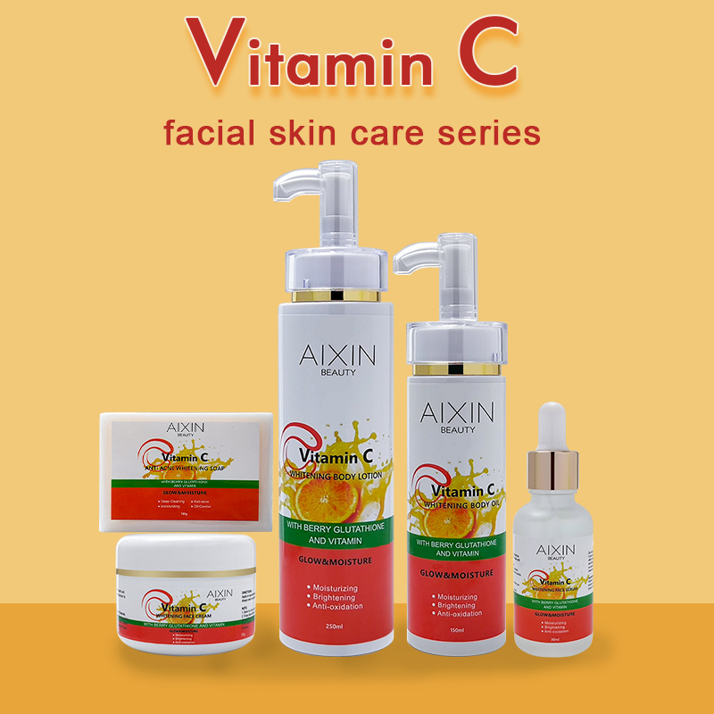 Beauty Cosmetics Skin Care Vitamin C Whitening Lighting Korean Skincare Kit