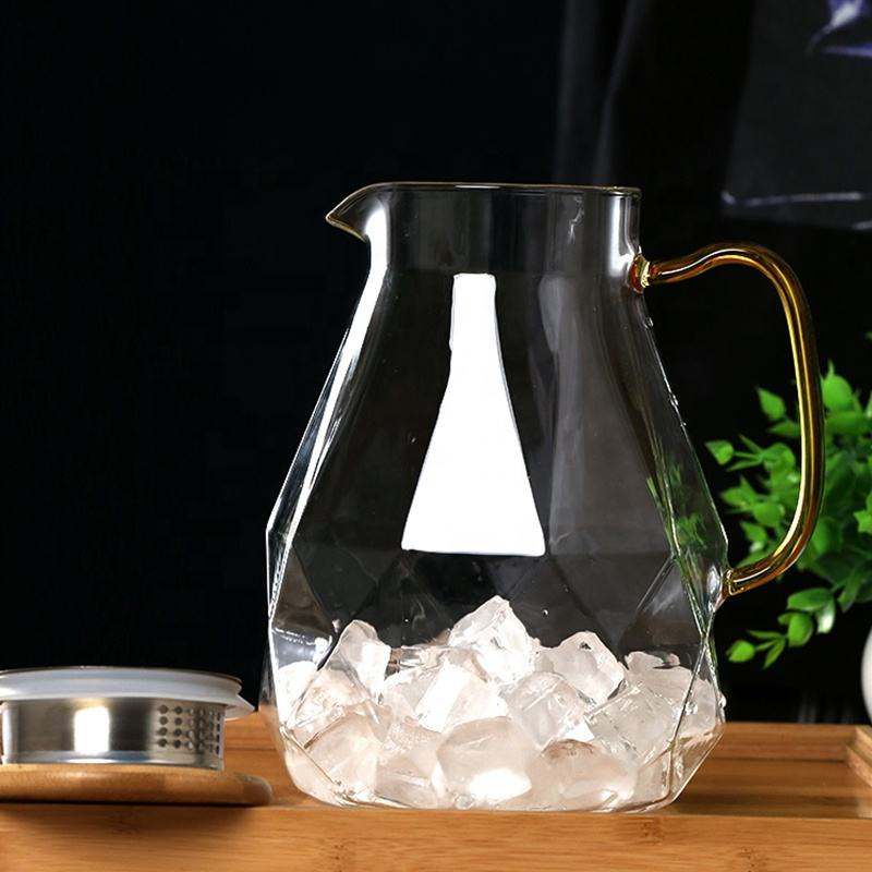 High Temperature Resistant Glass Water Pot and Juice Dispenser