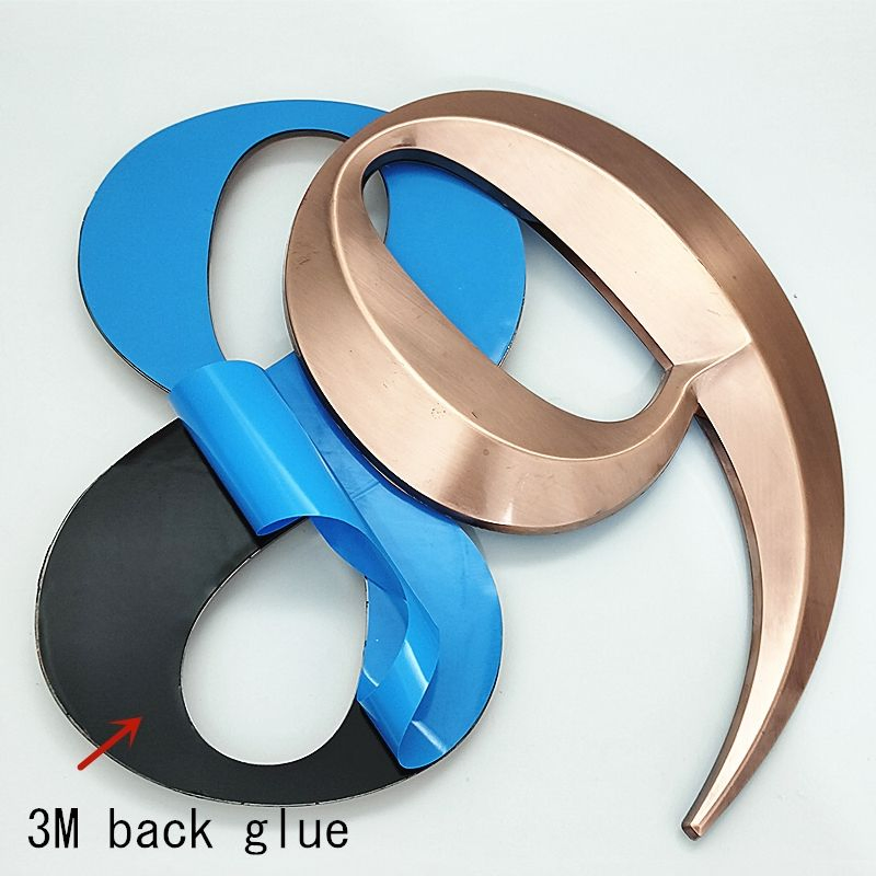 Customized Door Plates for Home Gates Hotel Room Personalized Digits House Number Letter Door Number Sign