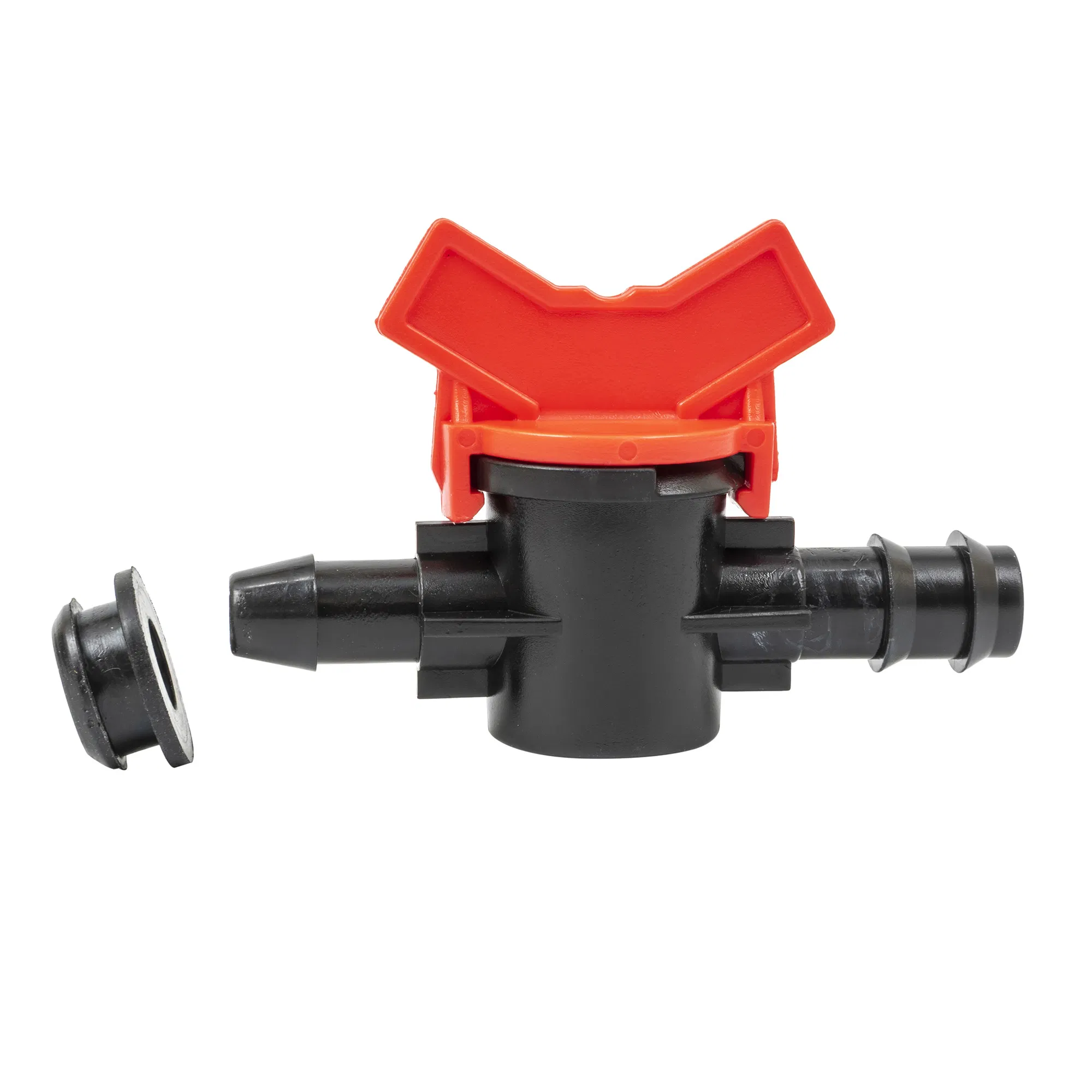DN 17 Mini Plastic Drip Valve for Lay Flat Hose Watering and Irrigation Tape Valve Plastic Mini Valve for Drip Tape