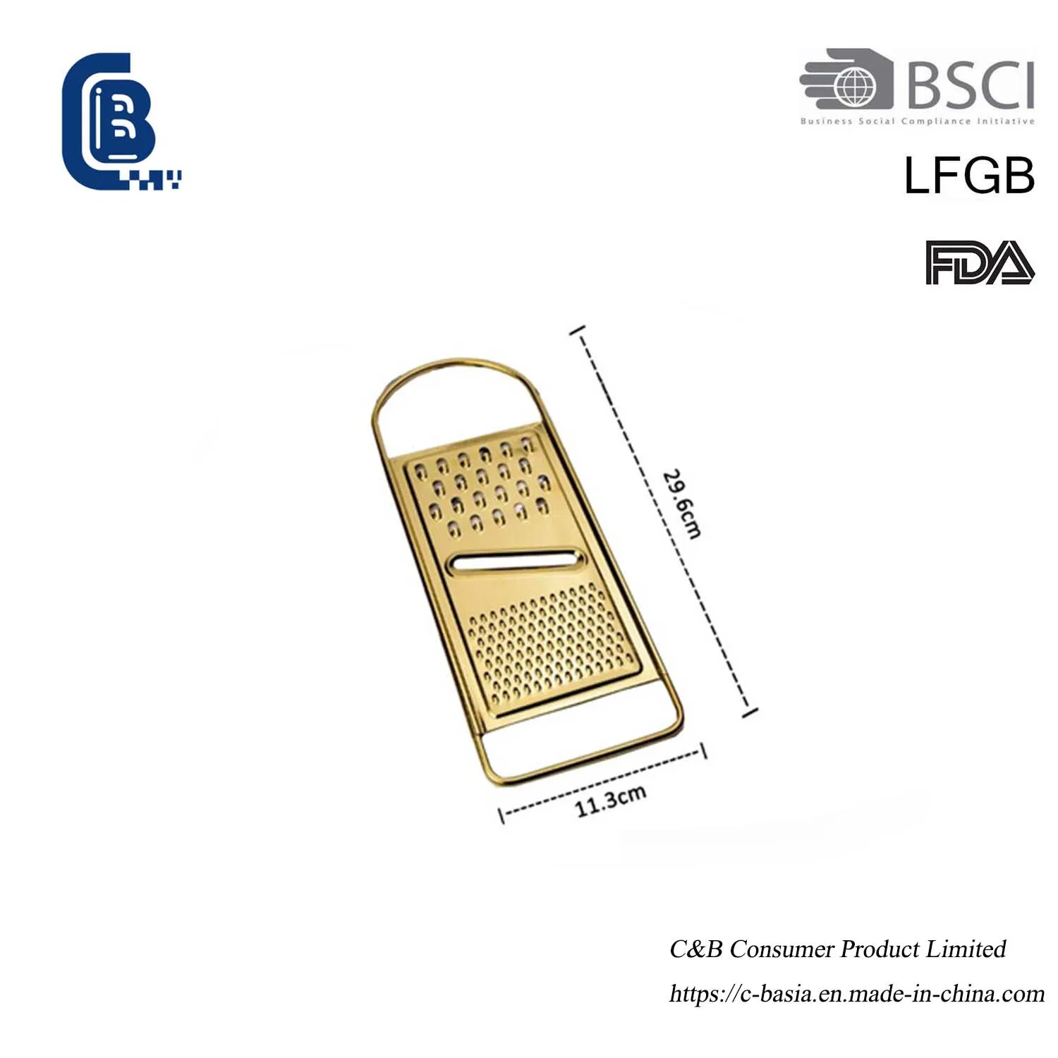 Универсальная тёрка из нержавеющей стали для овощей и сыра