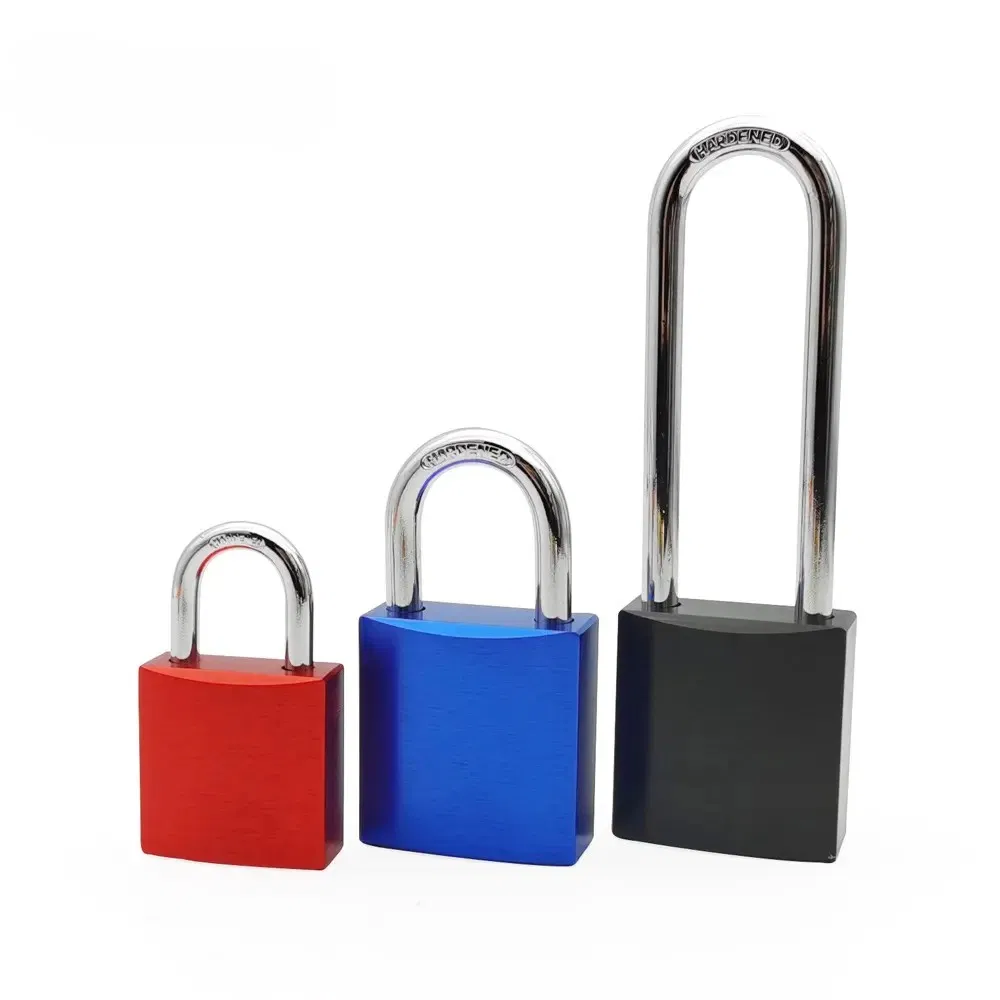 China Factory OEM Industrial Waterproof Steel Shackle Aluminum Safety Padlock Lockout
