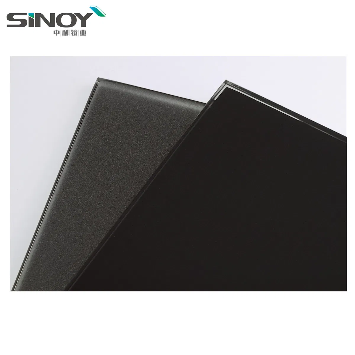 High Quality China Factory Double Layer Black Painted Colored Glass