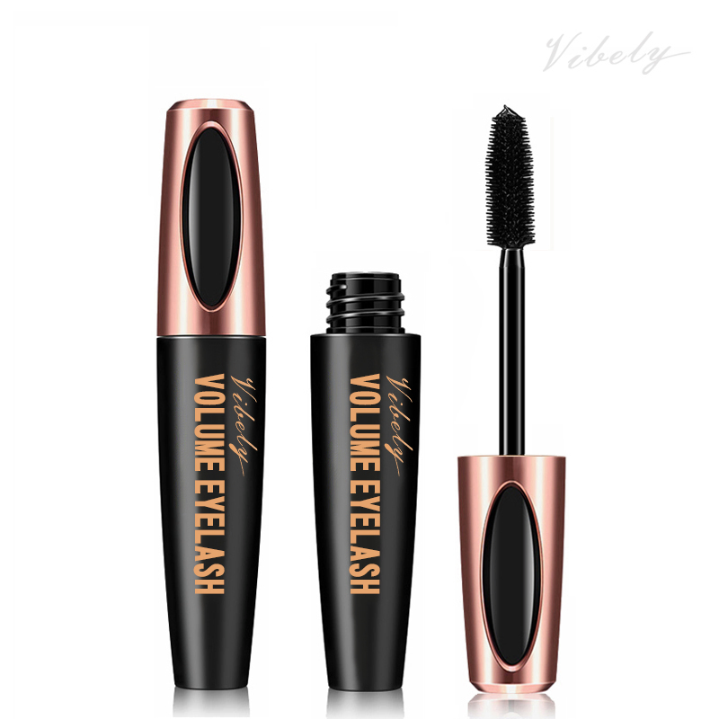 Vibely 24h Extension Long Curling Eyelash Fiber Quick Dry Volume Mascara