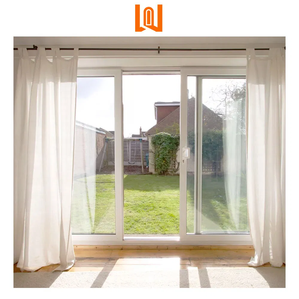 PVC Glass Vinyl UPVC Sliding Door Plastic Glass Sliding Door