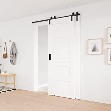 Drop Shipping 6.6FT /2m Double Track Bypass Sliding Barn Door Hardware Kit