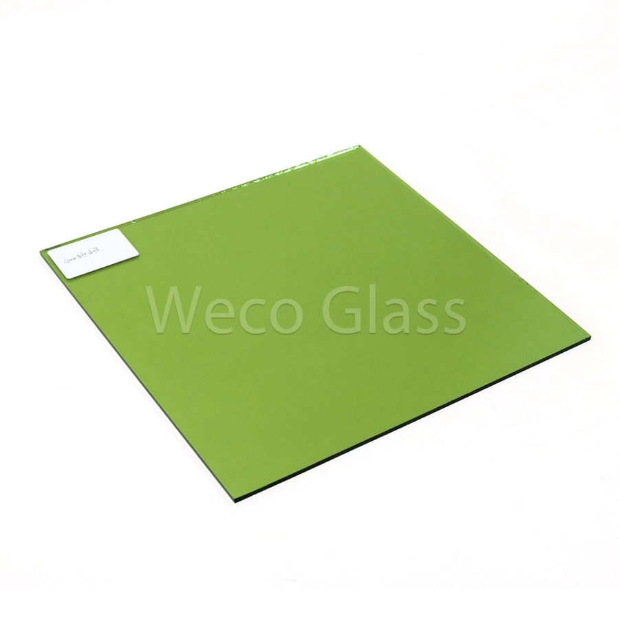 Glare Reduction 6mm 8mm Nominal Thickness Colored Fireproof Tinted Glass