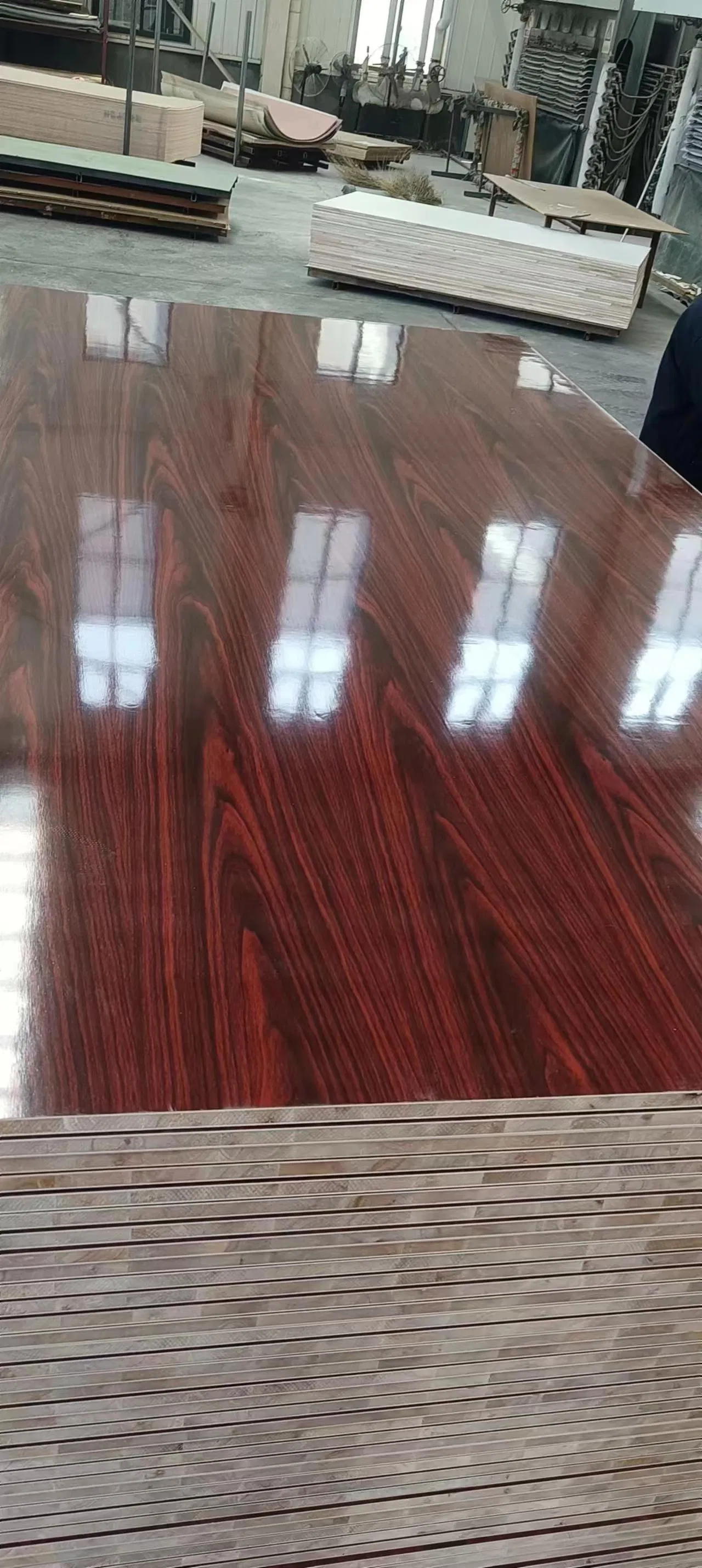 15mm High Glossy Finish Melamine Block Board