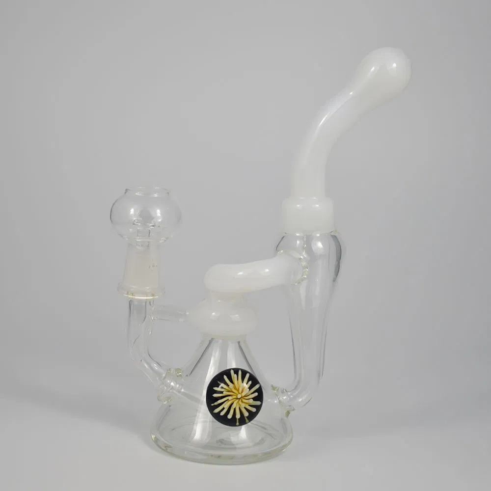 LED Custom Glass Pipe Water Smoking Pipes Glass Pipe Bottle