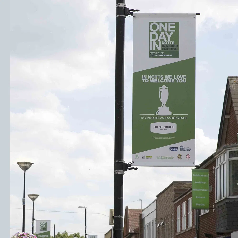 Metal Street Light Pole, Advertising Poster Hardware (BS-HS-005)