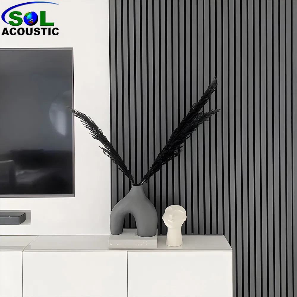 Sol Acoustic Wall Covering Wood Veneer Felt CE Approved Board Panels
