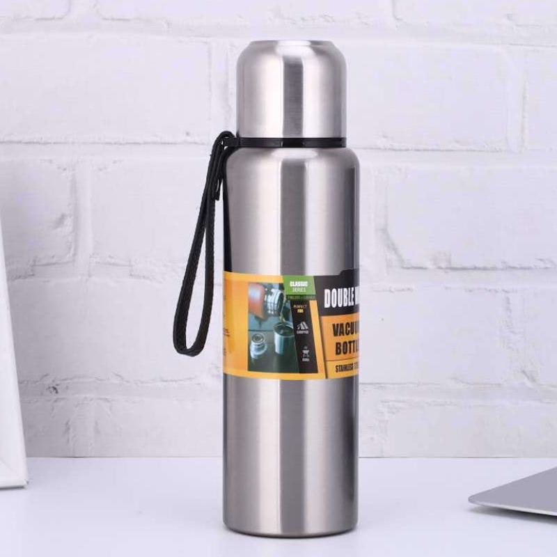 Thermal Insulation Travel Portable Vacuum Stainless Steel Double Wall Water Pot Kettle