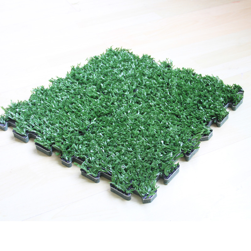 Interlocking Plastic Artificial Grass Mat