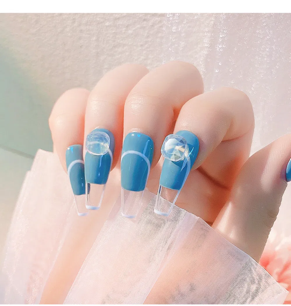 The New Transparent Round and Square Nail Ornament