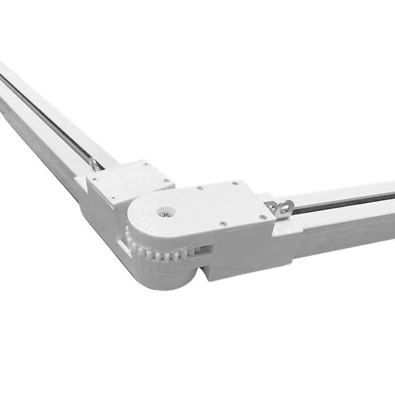 Manufacture 90-270 Degree Motorized Curtain Track Rail Corner Connector