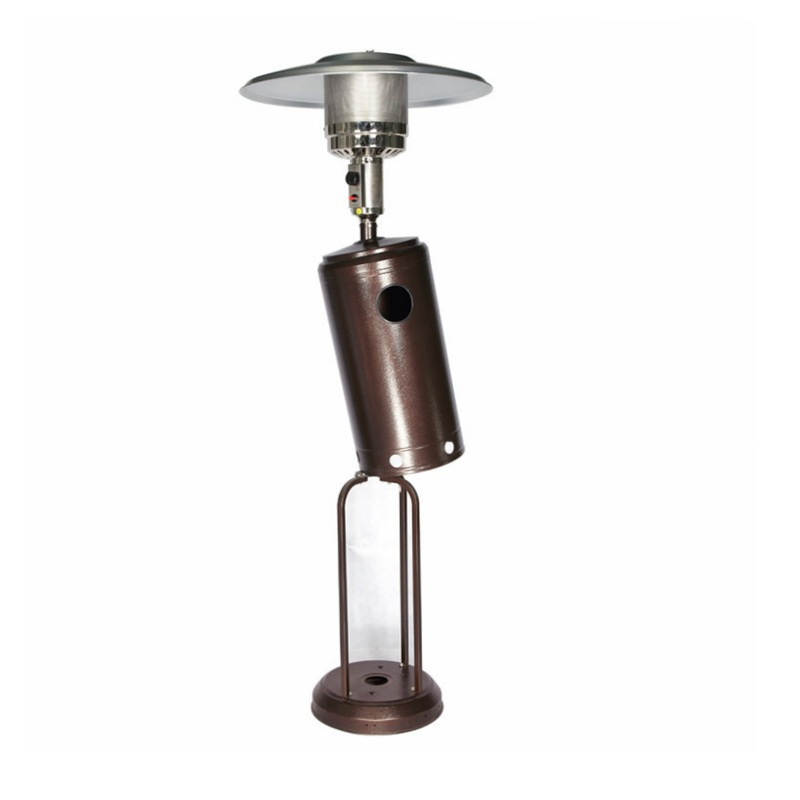 Big Size Powder Coated Patio Heating Furnace Bronze Stand Outdoor Gas Heater