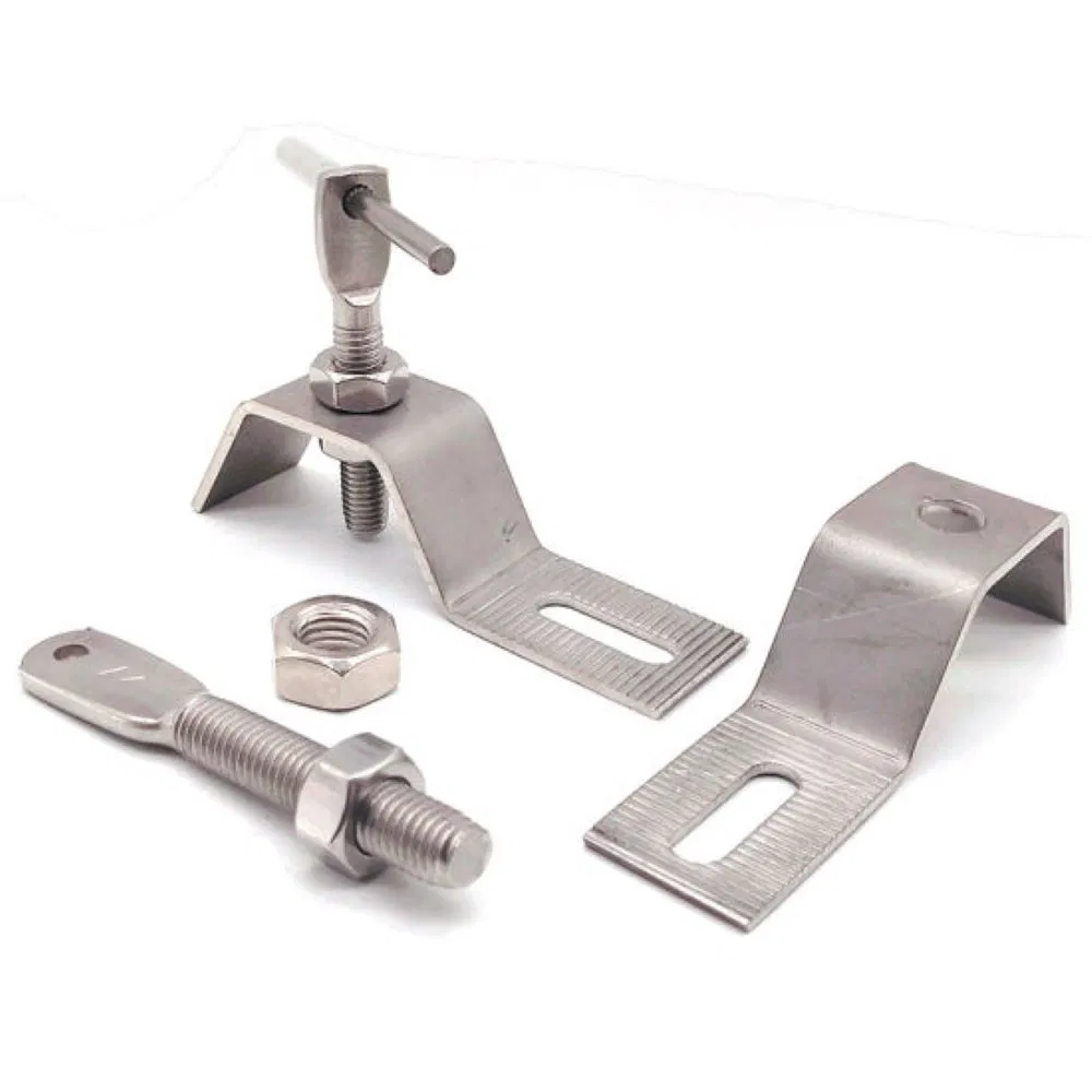 Custom Stamping Stainless Steel Stone Cladding Fixing System Marble Angle Z Metal Bracket