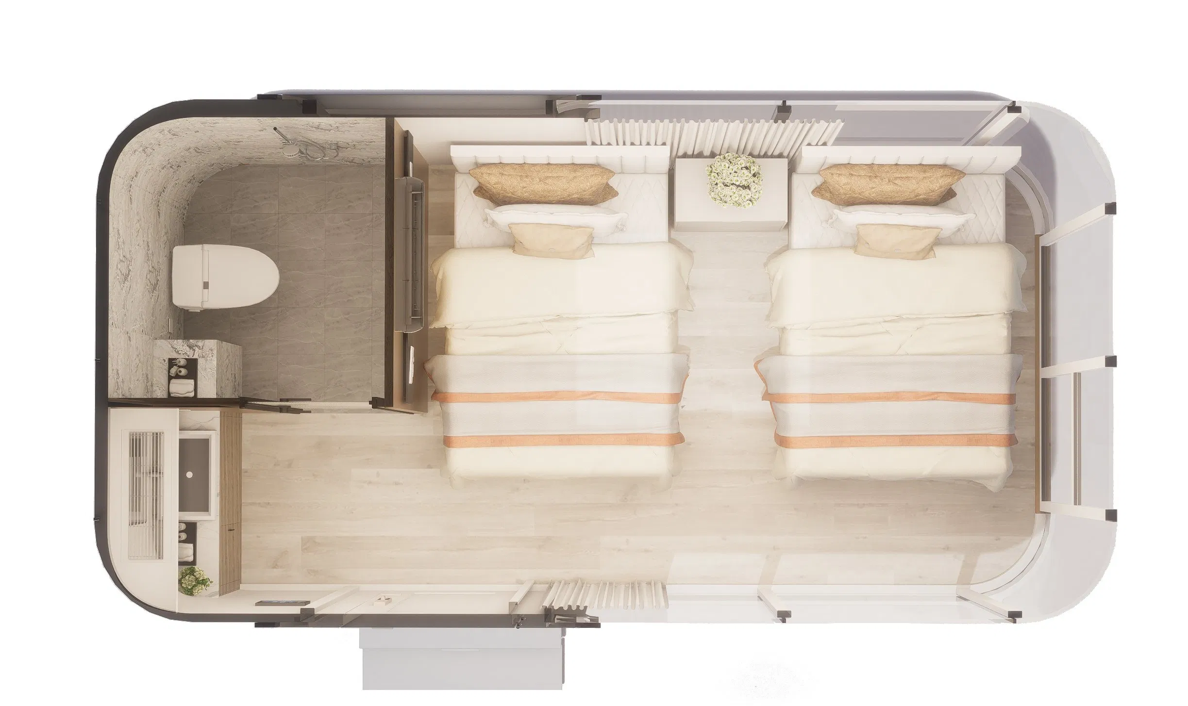 Modern Fashion Luxurious Design Camping Capsule Prefabricated Houses Capsule