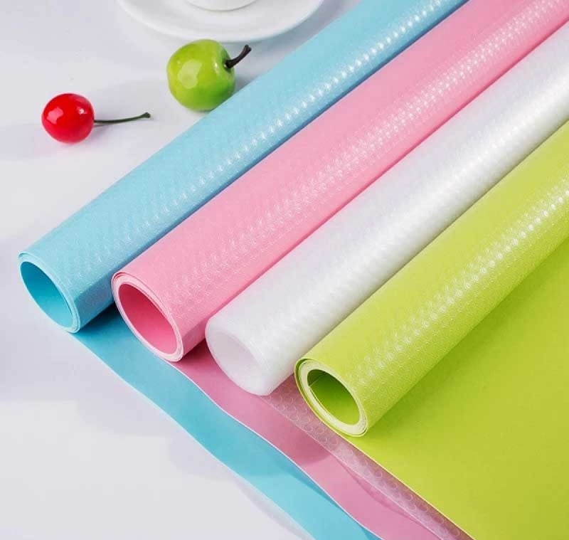 EVA Multipurpose Anti Slip Mat Sheet for Fridge, Bathroom, Kitchen (Random Colour)