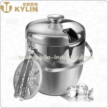 China High Quality Aluminum Ball Shaped Ice Bucket