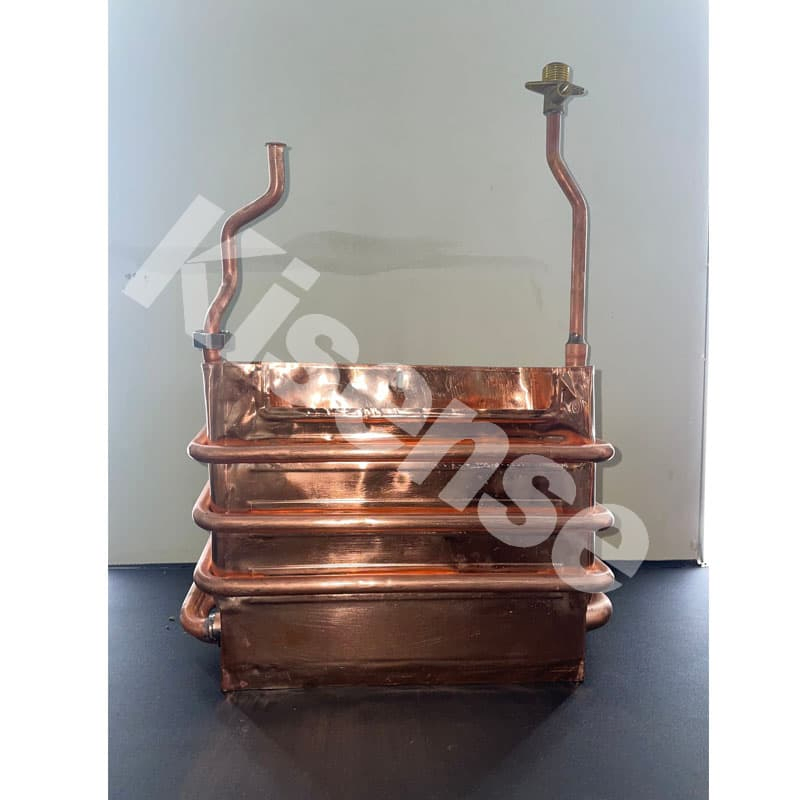 Precision Engineered Oxygen-Free Copper Heat Exchanger for Gas Heater Repairs