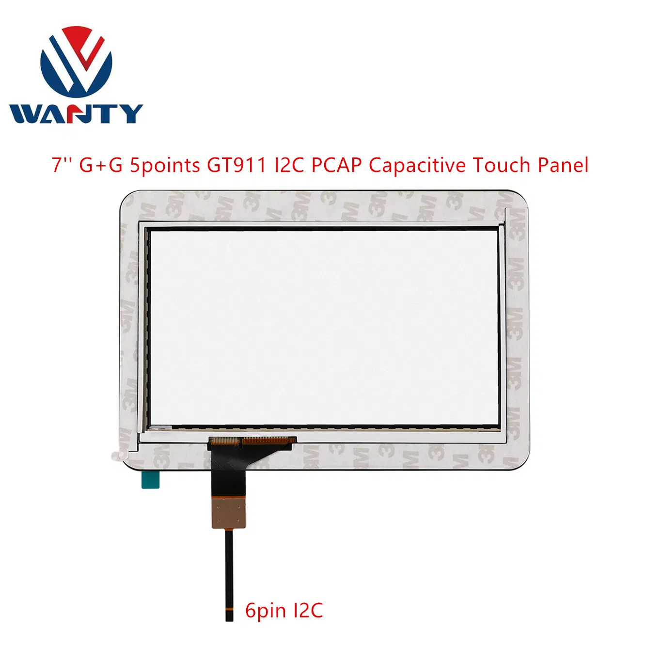 Factory sale 7 Inch IIC Projected Capacitive Touch Panel