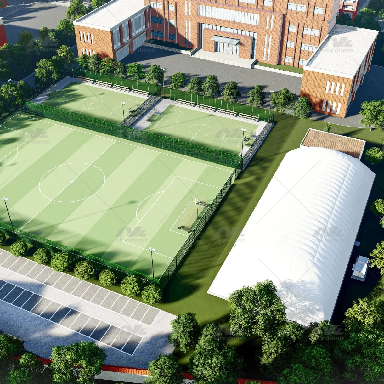 Multi-Sport Inflatable Dome in Changbai Mountains