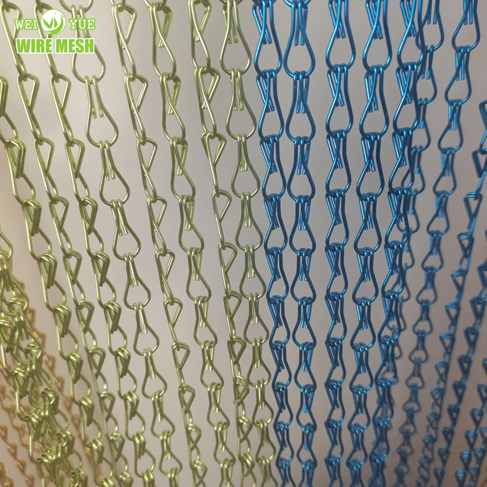 Chinese Factory Furniture Fittings Hardware Custom Size Hanging Chains Double Hook Chain Hanging Basket Chains