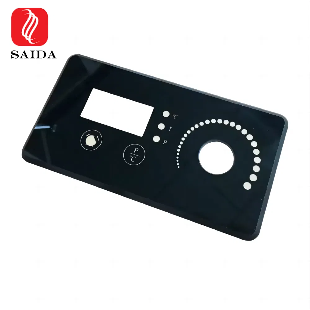 Customized Tempered Cover Glass for Touch Panel LCD Display Panel